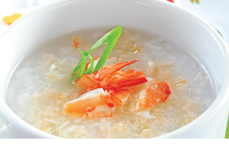 Cháo tôm - dinh dưỡng cho trẻ còi xương